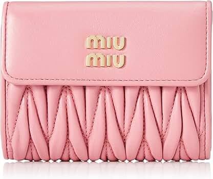 【meshiuma】Miu Miu Wallet Miu Miu Matelasse Nappa Leather Wallet Black in Leather - US